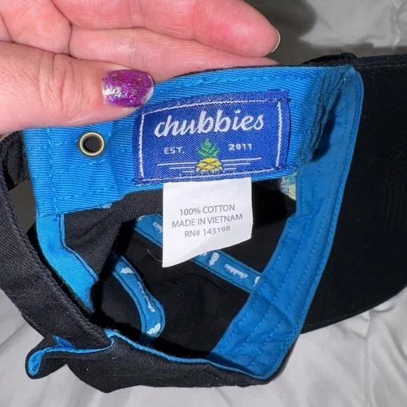 Chubbies Toucan Dad Hat Black Neon Embroidered - Picture 5 of 5